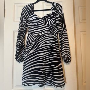 NWOT Steve Madden Zebra Dress